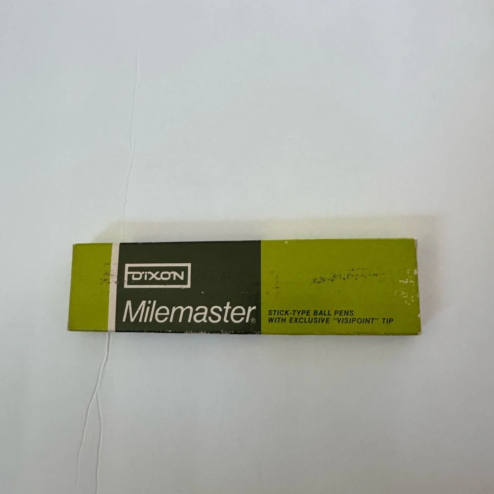 Dixon Milemaster Stick Type Pens with Visipoint Tip Vintage